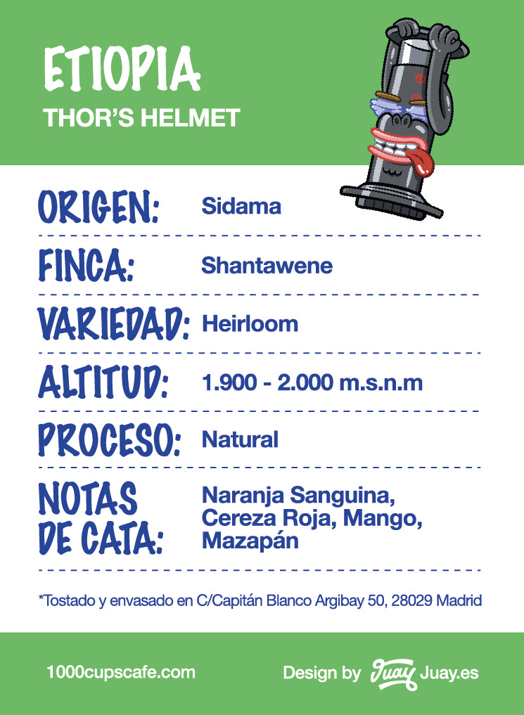 Etiopía Thor's Helmet 87 P