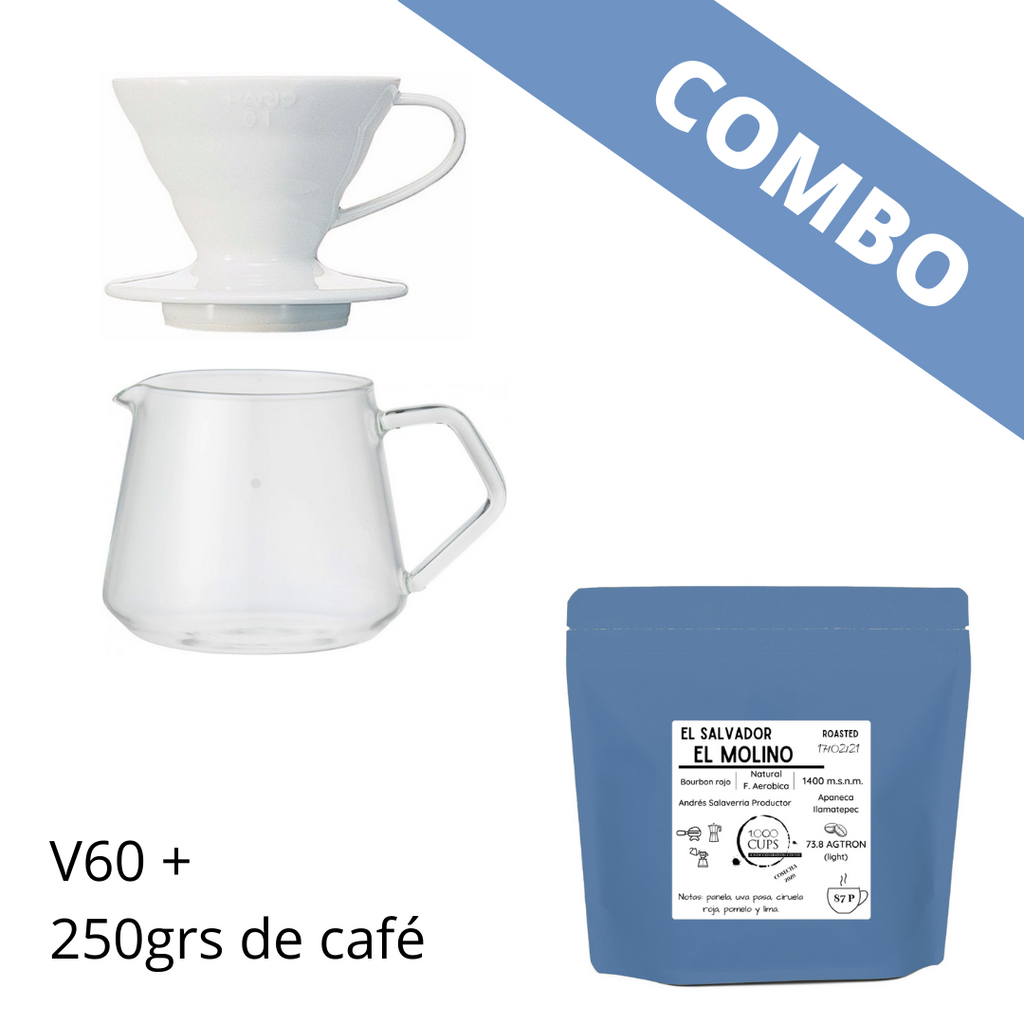 V60 + 250grs de Café